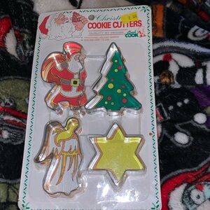 Vintage Christmas Cookie Cutters Original Package